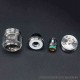 [Ships from Bonded Warehouse] Authentic Advken OWL Pro Sub Ohm Tank Atomizer - Silver, 4.0ml / 5.0ml, 0.2ohm / 0.4ohm, 29mm