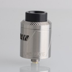 Authentic Oumier Wasp King RDA Rebuildable Dripping Atomizer - Silver, 24mm, with BF Pin