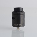 Authentic Oumier Wasp King RDA Rebuildable Dripping Atomizer - Black, 24mm, with BF Pin