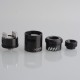 Authentic Oumier Wasp King RDA Rebuildable Dripping Atomizer - Black, 24mm, with BF Pin