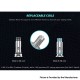 Authentic Rincoe Jellybox Nano Pod System / Pod Cartridge Replacement Mesh Coil - 0.5ohm, RDL Vaping (freebase e-liquid) (3 PCS)