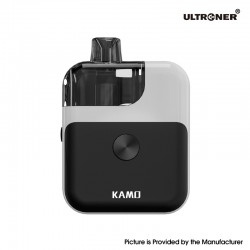 Authentic Ultroner Kamo Pod System Starter Kit - White, 1400mAh, 4.0ml, 0.6ohm / 1.0ohm