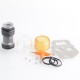 Authentic Dovpo Blotto Single Coil RTA Rebuildable Tank Vape Atomizer - Black, 2.8ml / 5.0ml, 23.5mm