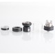 Authentic Dovpo Blotto Single Coil RTA Rebuildable Tank Vape Atomizer - Black, 2.8ml / 5.0ml, 23.5mm