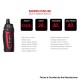 Authentic SMOKTech SMOK Morph Pod-80 80W Pod System Starter Kit - Black, VW 5~80W, 3000mAh, 5.0ml, 0.23ohm / 0.4ohm