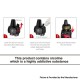 Authentic SMOKTech SMOK Morph Pod-80 80W Pod System Starter Kit - Black Red, VW 5~80W, 3000mAh, 5.0ml, 0.23ohm / 0.4ohm