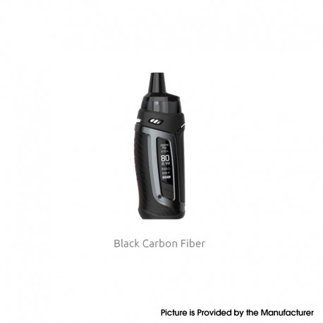 Authentic SMOKTech Morph Pod-80 80W Pod System Starter Kit - Black Carbon Fiber, VW 5~80W, 3000mAh, 5.0ml, 0.23ohm / 0.4ohm