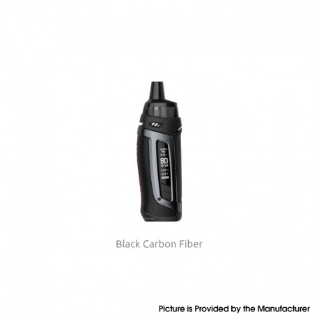 Authentic SMOK Morph S Pod-80 80W Pod System Starter Kit - Black Carbon Fiber, VW 5~80W, 1 x 18650, 5.0ml, 0.23ohm / 0.4ohm