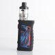 Authentic VandyVape Jackaroo Mini 128W TC VW Box Mod Kit - Resin Red Agate, VW 5~128W, 4000mAh, 4.0ml, 0.15ohm