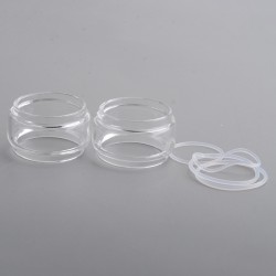 Authentic Steam Crave Mini Robot RTA Replacement Bubble Glass Tube - Transparent, 3.0ml (2 PCS)