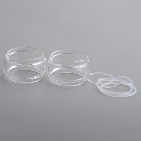 Authentic Steam Crave Mini Robot RTA Replacement Bubble Glass Tube - Transparent, 3.0ml (2 PCS)