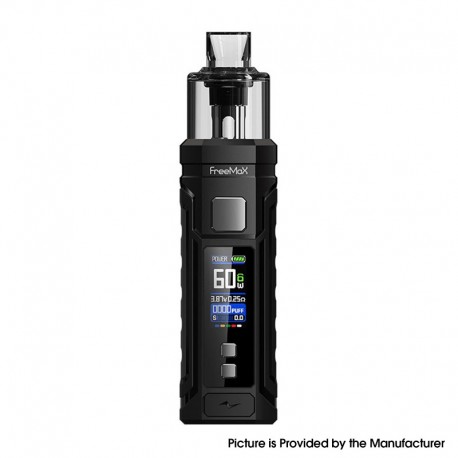 Authentic FreeMax Marvos 60W Pod Mod Kit - Black, 2000mAh, VW 5~60W, 4.5ml, 0.25ohm / 0.35ohm