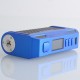 Authentic Lost Vape Thelema Quest 200W VW Box Mod - Matte Blue Carbon Fiber, 5~200W, 2 x 18650