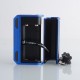 Authentic Lost Vape Thelema Quest 200W VW Box Mod - Matte Blue Carbon Fiber, 5~200W, 2 x 18650