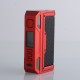 Authentic Lost Vape Thelema Quest 200W VW Box Mod - Matte Red Carbon Fiber, 5~200W, 2 x 18650