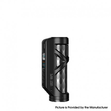 Authentic LostVape Cyborg Quest 100W TC VW Box Mod - Matt Black Fish Bone, 5~100W, 1 x 18650 / 20700 / 21700