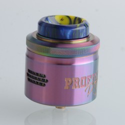 [Ships from Bonded Warehouse] Authentic Wotofo & MR.JUSTRIGHT1 Profile PS Dual Mesh RDA Atomizer - Rainbow, 28.5mm