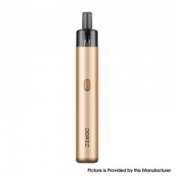 [Ships from Bonded Warehouse] Authentic Voopoo Doric 20 Pod System Starter Kit - Pale Gold, 1500mAh, 2ml, 1.0ohm / 1.2ohm