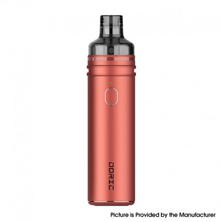 [Ships from Bonded Warehouse] Authentic Voopoo Doric 60 Pod System Kit - Grapefruit Red, 2500mAh, 4.5ml, 0.2ohm / 0.3ohm