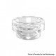 Authentic Damn Nitrous RDA Replacement Wide Bore 810 Drip Tip - Clear