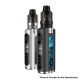 Authentic LostVape Grus V2 100W Box Mod Kit with UB Pro Pod - Gunmetal / Grain Leather, 5~100W, 1 x 18650 / 20700 / 21700, 5ml