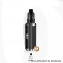 Authentic LostVape Grus V2 100W Box Mod Kit with UB Pro Pod - Black / Grain Leather, 5~100W, 1 x 18650 / 20700 / 21700, 5ml