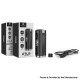 Authentic LostVape Grus V2 100W TC VW Box Mod - Black / Chopped Carbon Fiber, 5~100W, 1 x 18650 / 20700 / 21700