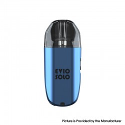 Authentic Joyetech EVIO SOLO Pod System Kit - Blue, 1000mAh, 4.8ml, 08ohm / 1.20hm