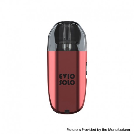 Authentic Joyetech EVIO SOLO Pod System Kit - Red, 1000mAh, 4.8ml, 08ohm / 1.20hm