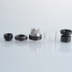 Authentic Oumier Wasp Nano RTA 2 Rebuildable Tank Atomizer - Black, 2ml, Single Coil, 24mm Diameter