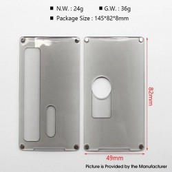 SXK Replacement Front + Back Cover Panel Plate for Billet Box