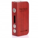 Authentic SmokTech Treebox Temperature Control VW Variable Wattage Box Mod - Red Brown, Zebrawood, 1~75W, 1 x 18650