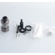 Authentic Hellvape Dead Rabbit R Tank Atomizer - Gunmetal, 5ml / 6.5ml, 25.5mm Diameter