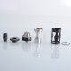 Taifun GT III 2021 GT 3 Style RTA Rebuildable Tank Atomizer - Black, 316SS + Glass, 5.0ml, 23mm Diameter