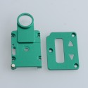 SXK Screen Plate + Button Plate Set for SXK BB 60W / 70W Box Mod Kit -Green, Aluminum Alloy (2 PCS)