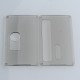 SXK Replacement Front + Back Cover Panel Plate for DNA 60W / 70W BB Style Vape Box Mod - Translucent Black, Acrylic