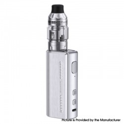 Authentic Vapefly Kriemhild 80W VW Box Mod + Gunther Sub Ohm Tank Kit - Silver, 5~80W, 1 x 18650 / 20700/21700, 3.5/5.0ml