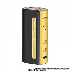 Authentic Vapefly Kriemhild 80W VW Box Mod - Black + Gold, 5~80W, 1 x 18650 / 20700 / 21700