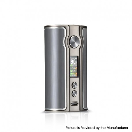 Authentic Pioneer4you iPV V200 200W VW Box Mod - Aluminum Gunmetal, 5~200W, 2 x 18650, YiHi SX531 chip