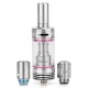 Authentic Yiloong Khosla Triple Coil Sub Tank - Silver, Stainless Steel + Glass, 3.5mL, 22mm Diameter