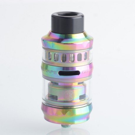 [Ships from Bonded Warehouse] Authentic GeekVape Poseiton P Sub Ohm Tank Atomizer - Rainbow, 5.0ml, 0.2ohm / 0.4ohm, 26mm