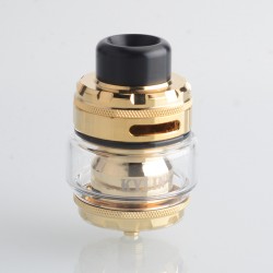 Authentic VandyVape Kylin M Pro RTA Rebuildable Tank Atomizer - Gold, 6.0ml / 8.0ml, 24.22mm Diameter