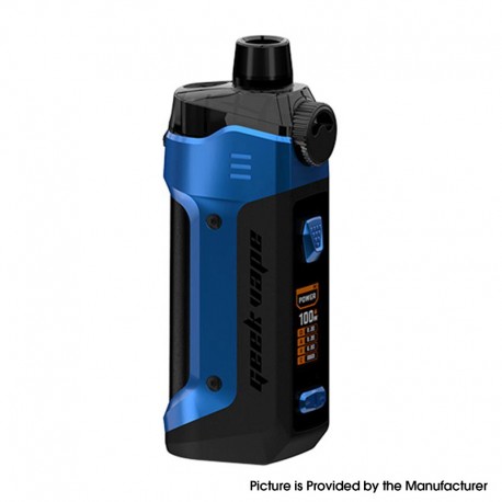 [Ships from Bonded Warehouse] Authentic GeekVape B100 Boost Pro Max 100W Pod System Mod Kit - Almighty Blue, 5~100W