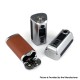 Authentic Dovpo Riva 200W TC VW Box Mod - Silver Brown, 5~200W, 2 x 18650