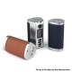 Authentic Dovpo Riva 200W TC VW Box Mod - Silver Brown, 5~200W, 2 x 18650