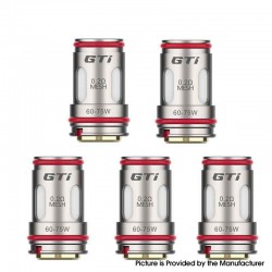 [Ships from Bonded Warehouse] Authentic Vaporesso iTank Replacement GTi Mesh Coil - 0.2ohm (60~75W) (5 PCS)