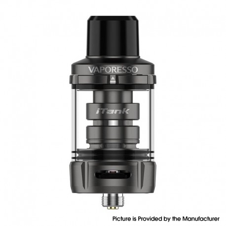 Authentic Vaporesso iTank Atomizer - Grey, 5ml, 0.2ohm / 0.4ohm, 24.5mm Diameter