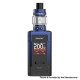 Authentic SMOKTech R-KISS 2 200W VW Box Mod Kit with TFV18 Mini Tank - Black Blue, 5~200W, 2 x 18650, 6.5ml, 0.15 / 0.33ohm