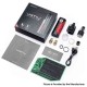 Authentic OXVA Vativ 100W Full Mod Kit with Unione PnM Tank Atomizer - CF Gunmetal, 5~100W, 1 x 18650, 5ml, 0.15ohm / 0.3ohm