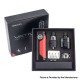 Authentic OXVA Vativ 100W Full Mod Kit with Unione PnM Tank Atomizer - CF Gunmetal, 5~100W, 1 x 18650, 5ml, 0.15ohm / 0.3ohm